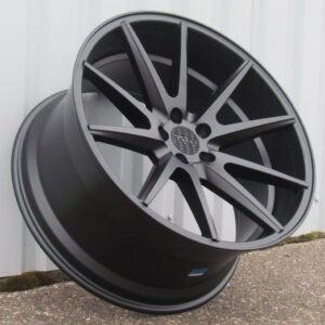 R21x10.5  5X112  ET  40  66.6  HX012  Black Half Matt (BLHM)  For HAXER  (K4)  (Rear+Front)