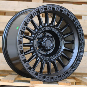 R18x9 6X139.7 ET 0 110.1 JT222 Black Matt (BM) For 4X4 (K3)