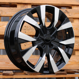 R17x7  5X108  ET  45  65.1  Y1248  Black Polished (MB)  For CITRO  (P)