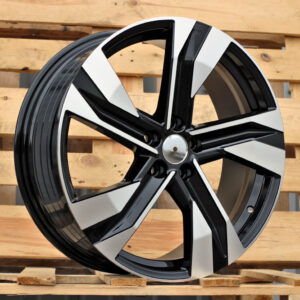 R20x8  5X108  ET  50.5  63.4  SF502  (YF5695)  Black Polished (MB)  For VOLVO  (K7)  (HYBRID FORGED)