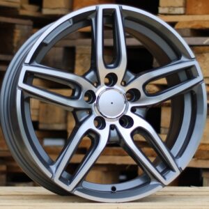 R17x7.5  5X112  ET  45  66.6  B5434  Grey Polished (MG)  For MER  (D2)