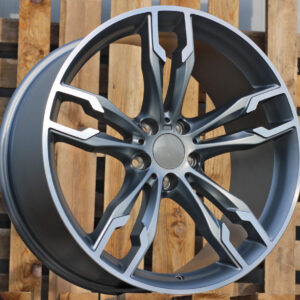 R20x8.5 5X112 ET 27 66.6 XE169 Grey Polished Half Matt (MGHM) For BMW (P) (Rear+Front)
