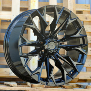 R17x9 6X139.7 ET 0 110.1 JT227 Gloss Black (GB) For 4X4 (K3) (Milling)