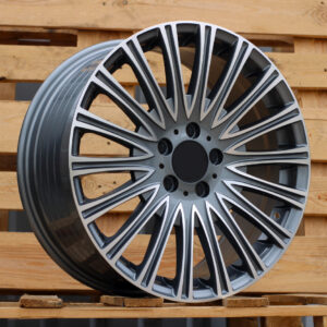 R18x8 5X112 ET 43 66.6 FBX210 Grey Polished (MG) For MER (Z5) (HYBRID FORGED)
