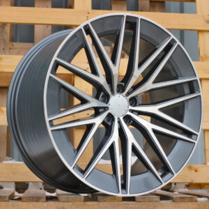R21x10  5X112  ET  51  66.6  FBX387  Grey Polished (MG)  For MER  (Z7)  (HYBRID FORGED Rear+Front)