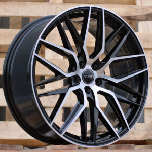 R18x8  5X112  ET  40  66.5  HX035  (B5902)  Black Polished (MB)  For HAXER  (P)
