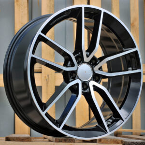R18x9 5X112 ET 45 66.6 B5461 Black Polished+Powder Coating (MBPC) For MER (P)