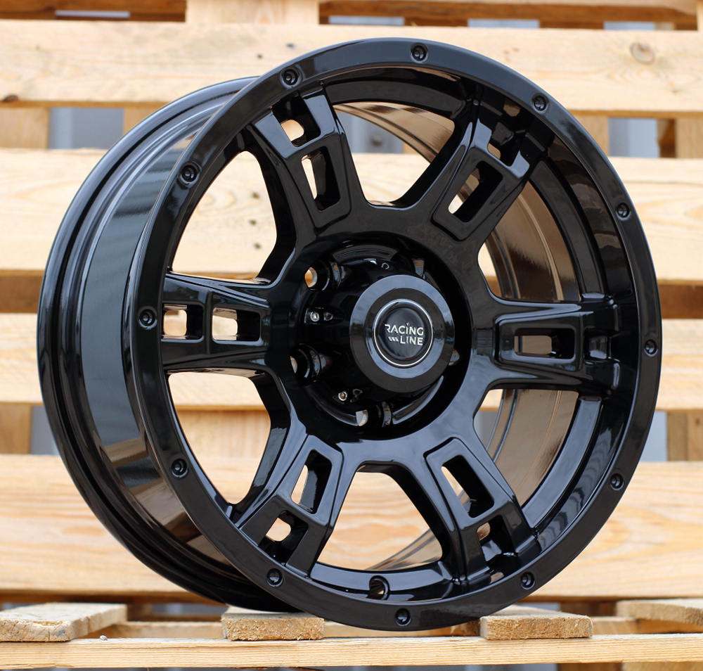 R15x7 5X114.3 ET 0 83.1 B5317 Black (BL) For 4X4 (P)