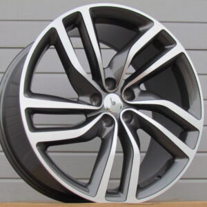 R20x8.5  5X108  ET  40  63.4  HE721  Grey Polished (MG)  For JAGUAR  (K7)  (REAR+FRONT)