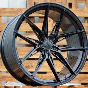 R20x10.5  5X120  ET  38  72.6  HX036  (B5597)  Black (BL)  For HAXER  (K4+P)  (Rear+Front)