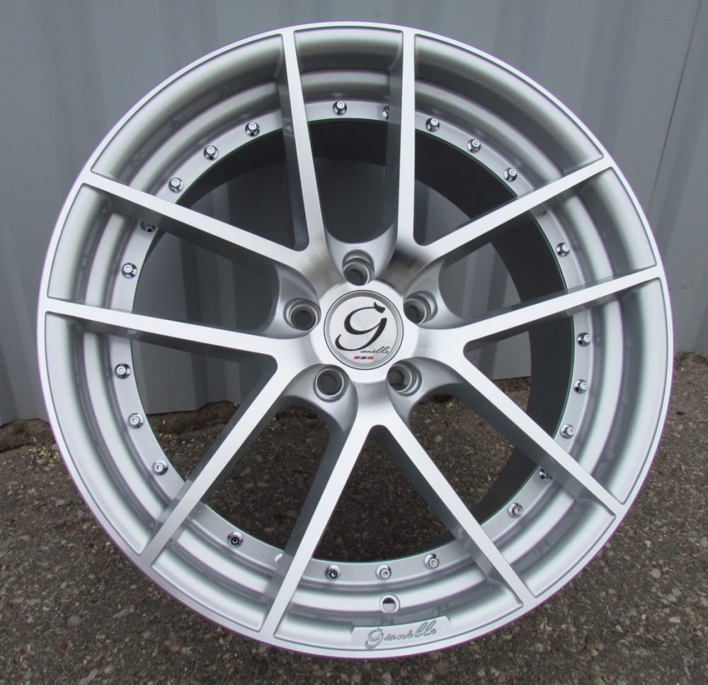 R20x10 5X112 ET 42 66.5 LU959 (959201007M) Machined Silver (MS) For RACIN (K3) (Front+Rear (AKC 90 Eur))