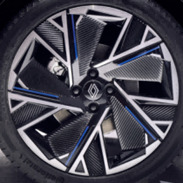 R17x7  4X100  ET  37  60.1  IN3625F  Black Polished (MB)  For RENAU