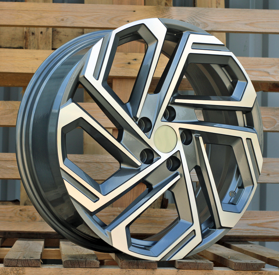 R18x7.5 5X114.3 ET 51 67.1 FBX345 Grey Polished (MG) For HYUND (Z6) (HYBRID FORGED)