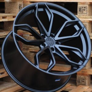 R22x11.5  5X120  ET  38  74.1  HX011  (E25522B502S)  Black Half Matt (BLHM)  For HAXER  (K4+P+K7+N2)  (Front+Rear)