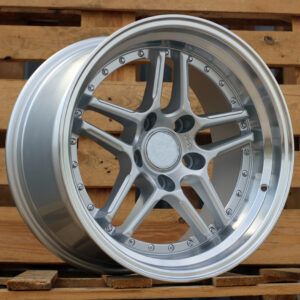 R17x8.5 5X120 ET 30 72.6 A5863 Silver+Polished Lip (SP) For BMW (P) (Rear+Front)