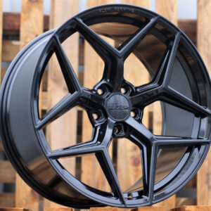 R20x8.5 5X112 ET 25 66.5 HX04F Black (BL) For HAXER (Z4) (HYBRID FORGED (Max Load 815kg.))