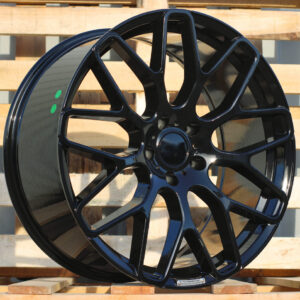 R20x8.5  5X112  ET  35  66.5  AT967  (IN0186)  Black (BL)  For MER  (Z5)  (BRABUS Style Rear+Front)