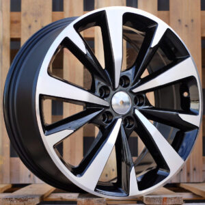 R18x7.5  5X112  ET  46  57.1  B5869  Black Polished (MB)  For SEAT  (K2+P)