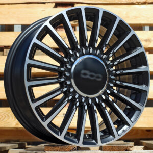 R16x6.5  4X98  ET  35  58.1  Y1210  Black Polished Half Matt (MBHM)  For FIAT  (Z7)