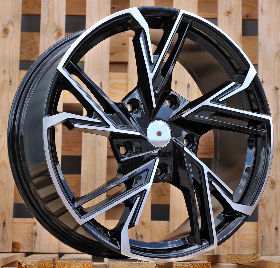 R20x8.5 5X160 ET 50 65.1 B1800 Black Polished (MB) For FORD (K3)