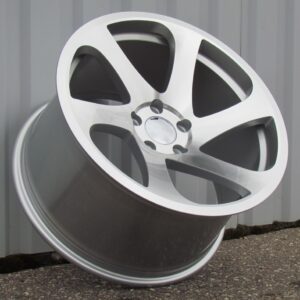 R18x9  5X120  ET  30  72.6  FE051  Machined Silver (MS)  For RACIN  (P1)  (Front+Rear Style 3SDM)