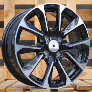 R15x6  4X100  ET  40  60.1  L1666  Black Polished (MB)  For RACIN  (Z5+Z6)