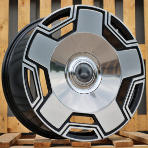 R22x10  5X130  ET  30  84.1  LTRGW105  Black+Tinted Face (BLTF)  For MER  (K3)  ((Polish face + Glossy Black) FORGED)