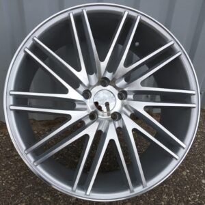 R20x9.5  5X112  ET  40  66.5  LU579  (M+6R)  Machined Silver (MS)  For RACIN  (K7)  ((AKC 70 Eur) Vossen Style (Rear))