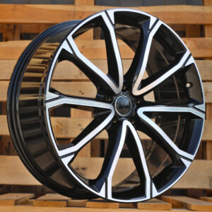 R21x8.5  5X112  ET  38  66.5  Y1197  Black Polished (MB)  For AUD  (K2)  (NEW Model)