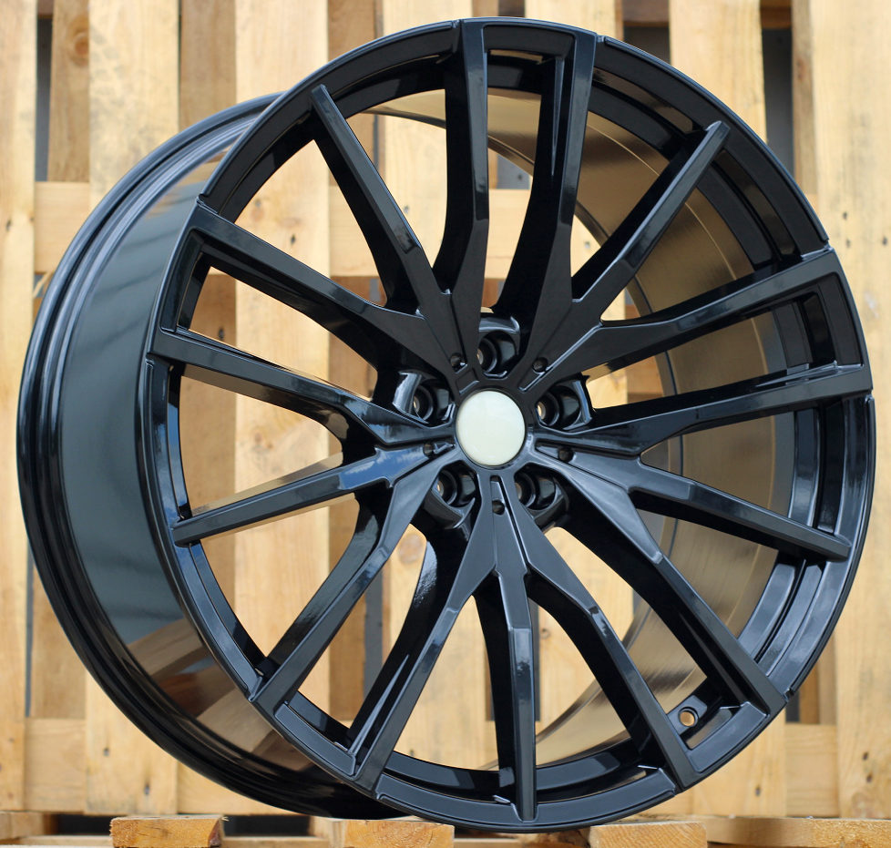 R20x10.5 5X112 ET 40 66.6 B5464 Black (BL) For BMW (P) (Rear+Front)