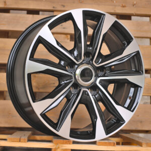 R21x8.5 5X150 ET 45 110.1 H869F Black Polished (MB) For TOYOT (K7) (HYBRID FORGED)