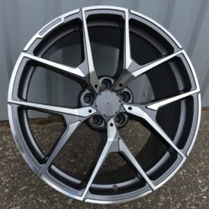 R20x8.5  5X112  ET  30  66.6  XE137  (BY1225)  Grey Polished (MG)  For MER  (P)  (Rear+Front (AKC 120 Eur))