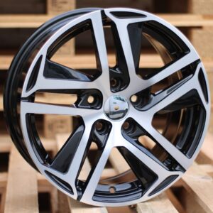 R16x7  5X108  ET  35  65.1  PG534  (BK5516)  Black Polished+Powder Coating (MBPC)  For PEUG  (D5+L6)