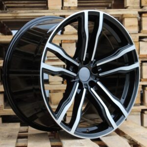 R20x10  5X120  ET  40  74.1  BY588  (DLJ588)  Black Polished (MB)  For BMW  (Z3+Z1)  (Rear+Front)