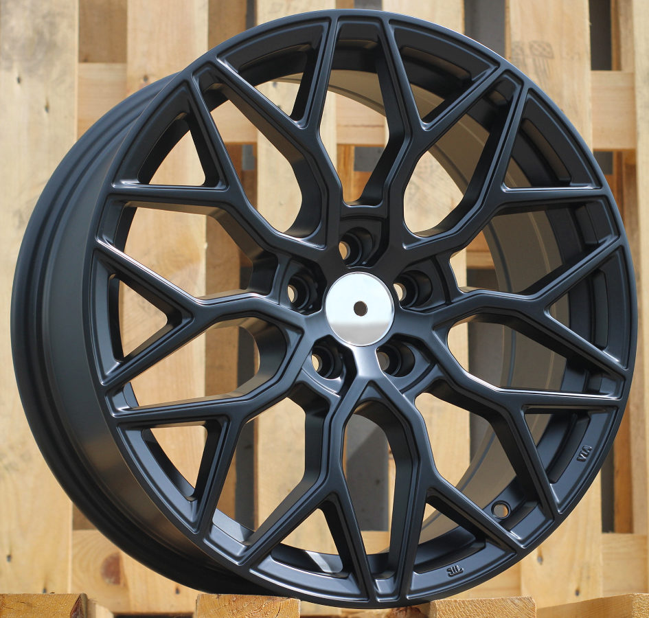 R18x8 5X108 ET 40 67.1 B5812 Black Half Matt (BLHM) For RACIN (R) (Style Vossen)