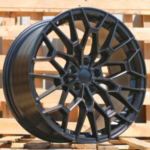 R20x9.5 5X120 ET 38 72.6 I0384 (BYD1883) Black Half Matt (BLHM) For BMW (Z3) (Rear+Front)