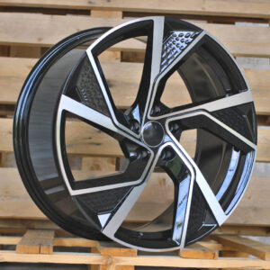 R19x8.5 5X112 ET 35 66.5 FBX264 Black Polished (MB) For AUD (P2) (HYBRID FORGED)