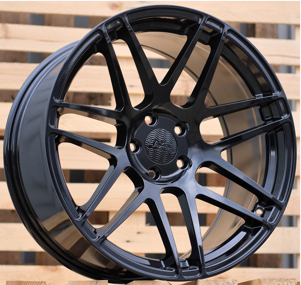 R19x10 5X120 ET 15 74.1 HX020 (SSA04) Black (BL) For HAXER (Z7) (Rear+Front)