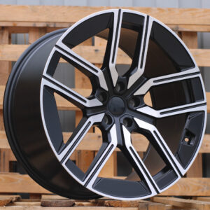 R20x8.5  5X112  ET  25  66.6  I5619  Black Polished Half Matt (MBHM)  For BMW  (P1)  (Rear+Front)
