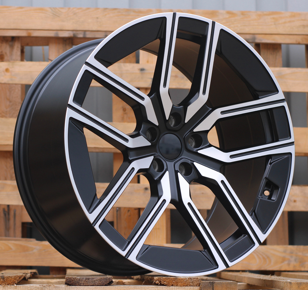 R20x8.5 5X112 ET 25 66.6 I5619 Black Polished Half Matt (MBHM) For BMW (P1) (Rear+Front)