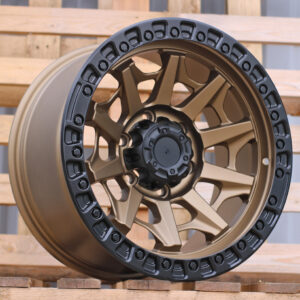 R17x9  6X139.7  ET  0  110.1  JT127  Bronze+Black (YB)  For 4X4  (K3)  (Matt Black Lip)