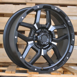 R20x9  6X139.7  ET  10  110.1  JT198  Black Polished (MB)  For 4X4  (K7)  (Milling)