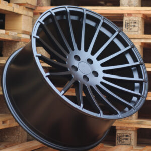 R21x11.5 5X112 ET 42 66.5 A1227 (HE749) Black Half Matt (BLHM) For RACIN (P1)