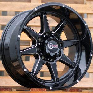 R20x10  8X165.1  ET  M18  125.5  SW407  Black (BL)  For 4X4  (K3)  (Milling)