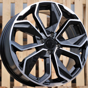 R16x6.5  4X100  ET  37  60.1  B5296  Black Polished (MB)  For RENAU  (R+L6+K2)