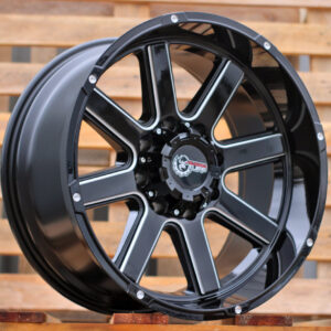 R20x10  8X165.1  ET  M18  125.5  SW409  Black (BL)  For 4X4  (K3)  (Milling)
