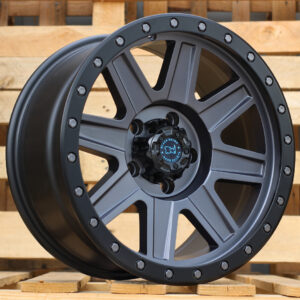 R17x8.5  5X127  ET  0  71.5  L2205  Grey Polished Matt (MGM)  For 4X4  (K3)  (+Black Lip)