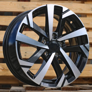 R15x6  5X100  ET  40  57.1  XE276  Black Polished (MB)  For VW  (P1+P2)
