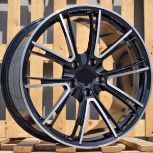 R21x9.5  5X130  ET  61  71.6  CQRGW1058  Black Polished (MB)  For PORCH  (K3)  (FORGED (Rear+Front))