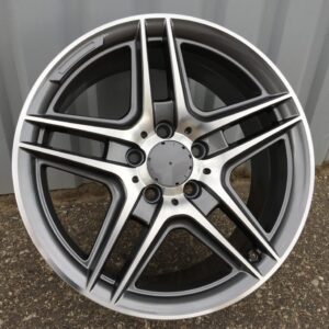 R17x7.5 5X112 ET 45 66.6 SSA02 Grey Polished (MG) For MER (Z2) ()